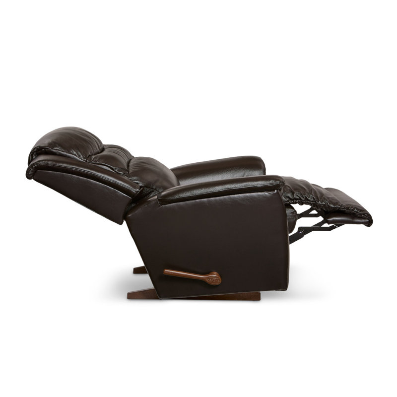 La Z Boy Rosewood Leather Match Rocking Recliner Wayfair Canada